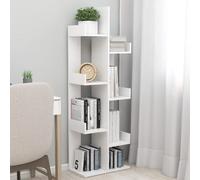 Vidaxl Bibliothèque Blanc 48x25,5x140 Cm Bois D'Ingénierie