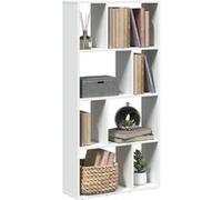 vidaXL Bibliothèque Blanc 60x20x120 cm Bois d'ingénierie