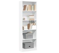 vidaXL Bibliothèque Blanc 60x24x176 cm Bois d'ingénierie