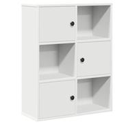 vidaXL Bibliothèque en bois d'ingénierie blanc 60x24x76,5 cm