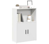 vidaXL Bibliothèque blanc 60x24x85 cm bois d'ingénierie