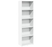 vidaXL Bibliothèque 60x30x189 cm Bois d'ingénierie Blanc