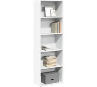 vidaXL Bibliothèque 60x30x189 cm Bois d'ingénierie Blanc