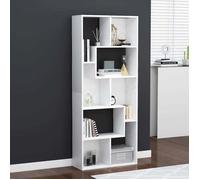 vidaXL Bibliothèque 67x24x161 cm Blanc en aggloméré