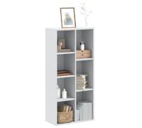 vidaXL Bibliothèque Blanc 50x25x105 cm Bois d'ingénierie, étagère à livres