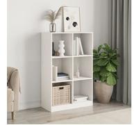 vidaXL Bibliothèque blanc 70x33x110 cm bois massif de pin
