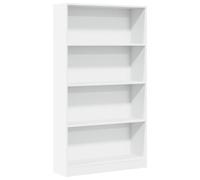vidaXL Bibliothèque blanc 80x24x143 cm bois d'ingénierie