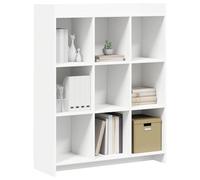 vidaXL Bibliothèque Blanc 87,5 x 30 x 111 cm Bois d'ingénierie,