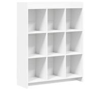 vidaXL Bibliothèque Blanc 87,5 x 30 x 111 cm Bois d'ingénierie,
