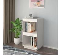 vidaXL Bibliothèque Blanc Bois de Pin