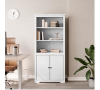 vidaXL Bibliothèque BODO 80 x 40 x 172 cm bois de pin massif blanc