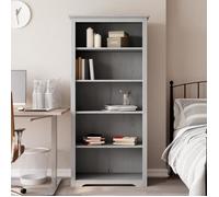 vidaXL Bibliothèque BODO gris 82x40x173 cm bois pin massif 5 niveaux