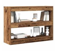 vidaXL Bibliothèque Bois Ancien 100 x 30 x 72 cm Bois d'ingénierie, Étagère Moderne, Design rectangulaire, Grand Espace de Rangement, étagères Robustes pour Le Salon, présentation Efficace