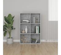 vidaXL Bibliothèque/Buffet 66x30x98 cm Gris Béton