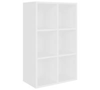 vidaXL Bibliothèque/Buffet Blanc 66x30x98 cm Bois d'ingénierie