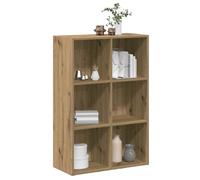 vidaXL Bibliothèque/Buffet chêne artisanal bois ingénierie 66x30x98 cm Marron G