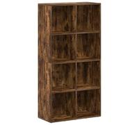 vidaXL Bibliothèque/Buffet Chêne fumé 66x30x130 cm Bois d'ingénierie