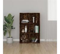 vidaXL Bibliothèque/Buffet Chêne fumé 66x30x98 cm Bois d'ingénierie Marron