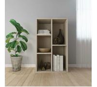 vidaXL Bibliothèque/Buffet – Meuble de rangement moderne avec compartiment, Chêne Sonoma
