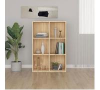 vidaXL Bibliothèque-Buffet chêne Sonoma 66x30x98 cm bois d'ingénierie