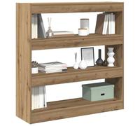 vidaXL Cabinet à livres / Séparateur de pièce en chêne artisanal - 100x30x103cm, fait en bois d'ingénierie