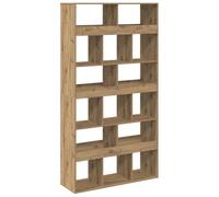 vidaXL Bibliothèque chêne artisanal 100×33×187,5 cm bois d'ingénierie, étagère à livres