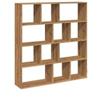 vidaXL Bibliothèque chêne Artisanal 132x29x141,5 cm Bois d'ingénierie, bibliothèque, étagère à Livres, étagère, Armoire de Rangement