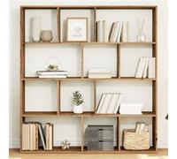 vidaXL Bibliothèque chêne artisanal 132x29x141,5 cm bois d'ingénierie, bibliothèque, étagère à livres, étagère, armoire de rangement Marron G