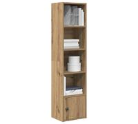 vidaXL Bibliothèque chêne Artisanal 31x24x127 cm Bois d'ingénierie, étagère à Livres, Support de Rangement, Support à Livres, Armoire de Rangement