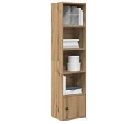 vidaXL Bibliothèque chêne artisanal 31x24x127 cm bois d'ingénierie, étagère à livres, marron