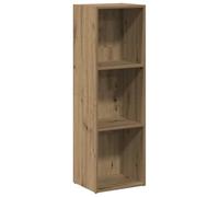 vidaXL Bibliothèque chêne Artisanal 36x30x114 cm Bois d'ingénierie, bibliothèque, Armoire de Rangement, Support de Rangement, étagère