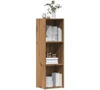 vidaXL Bibliothèque chêne artisanal 36x30x114 cm bois d'ingénierie, bibliothèque, armoire de rangement, support de 855775 Marron G