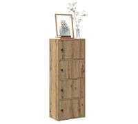 vidaXL Bibliothèque chêne artisanal 40x24x102 cm - Bois d'ingénierie Marron