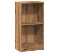 vidaXL Bibliothèque chêne artisanal 40x24x76 cm en bois d'ingénierie marron