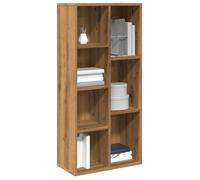 vidaXL Bibliothèque chêne artisanal 50x25x104 cm bibliothèque meuble à livres armoire de rangement étagère à livres 855965