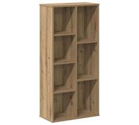 vidaXL Bibliothèque chêne artisanal 50x25x105 cm – bois d'ingénierie – Marron