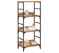 vidaXL Bibliothèque chêne artisanal Bois d'ingénierie 50×33×117,5 cm