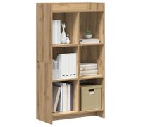 vidaXL Bibliothèque Chêne Artisanal 59 x 30 x 111 cm Bois d'ingénierie,