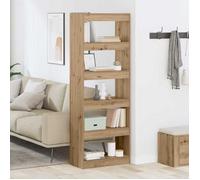 vidaXL Bibliothèque chêne artisanal 60 x 30 x 166 cm Bois d'ingénierie 880460