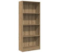 vidaXL Bibliothèque chêne artisanal 60x24x143 cm Bois d'ingénierie, étagère à livres