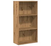 vidaXL Bibliothèque chêne artisanal 60x30x114 cm, bois d'ingénierie, marron