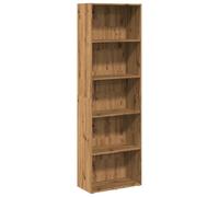 vidaXL Bibliothèque chêne artisanal 60x30x189 cm bois d'ingénierie