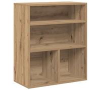 vidaXL Bibliothèque chêne Artisanal 60x30x71,5 cm Bois d'ingénierie, Armoire de Rangement, étagère de Rangement, unité de rayonnage, étagère à Livres