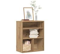 vidaXL Bibliothèque chêne artisanal 60x30x71,5 cm bois d'ingénierie Multicolore