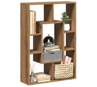 vidaXL Bibliothèque chêne artisanal 63×20×90 cm – bois d'ingénierie, étagère de rangement