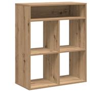 vidaXL Bibliothèque chêne artisanal 66x31x80 cm Bois d'ingénierie