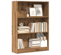 vidaXL Bibliothèque chêne artisanal 80x24x109 cm Bois d'ingénierie Marron