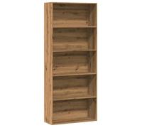 vidaXL Bibliothèque chêne artisanal 80x30x189 cm bois d'ingénierie, bibliothèque, étagère à livres, étagère, armoire de 3314677