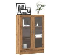 vidaXL Bibliothèque chêne Artisanal 82,5x30,5x115 cm Bois d'ingénierie, bibliothèque, Armoire de Rangement, Support de Rangement, étagère