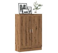 Vidaxl Bibliothèque Chêne Artisanal 82,5x30,5x115 Cm Bois D'ingénierie Multicolore